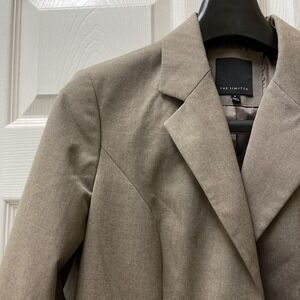 The Limited Women's Collection Beige‎ Tan Lapel Blazer Jacket Sz 6 Classic Sharp
